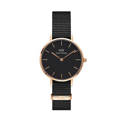 DW00100247 OROLOGIO DW 28MM ROSE BLACK PETITE CORN