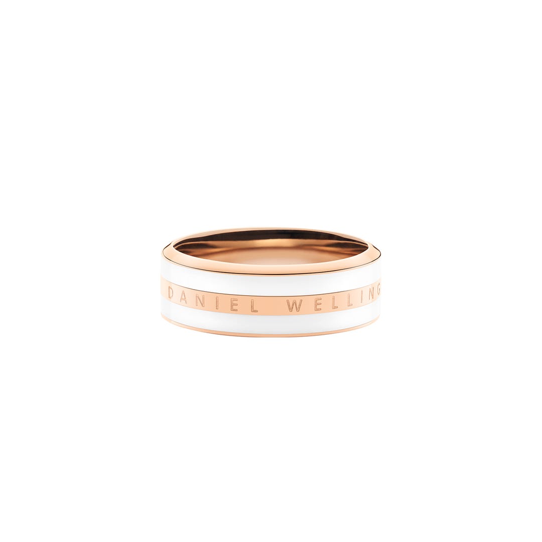 DW00400042 CLASSIC RING SATIN WHITE ROSE GOLD 54