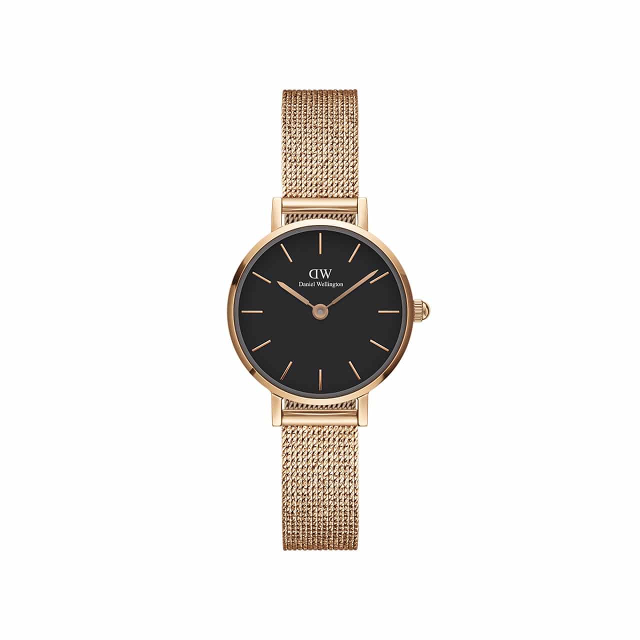 DW00100440 PETITE PRESSED MELROSE ROSE GOLD 24MM