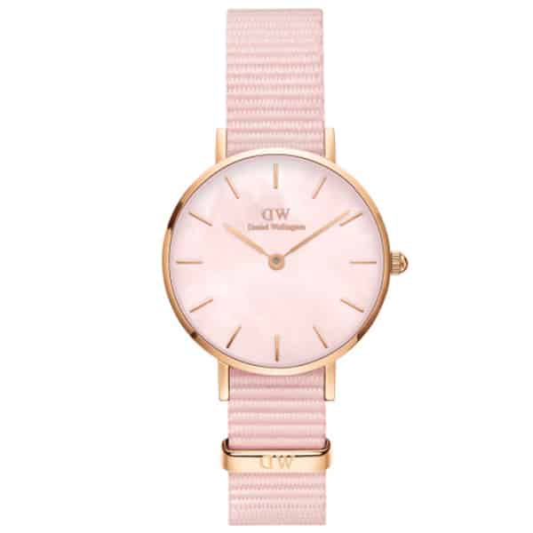 dw00100515 petite mother of pearl rose gold 32mm